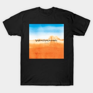 Wisdom begins in wonder. Socrates T-Shirt